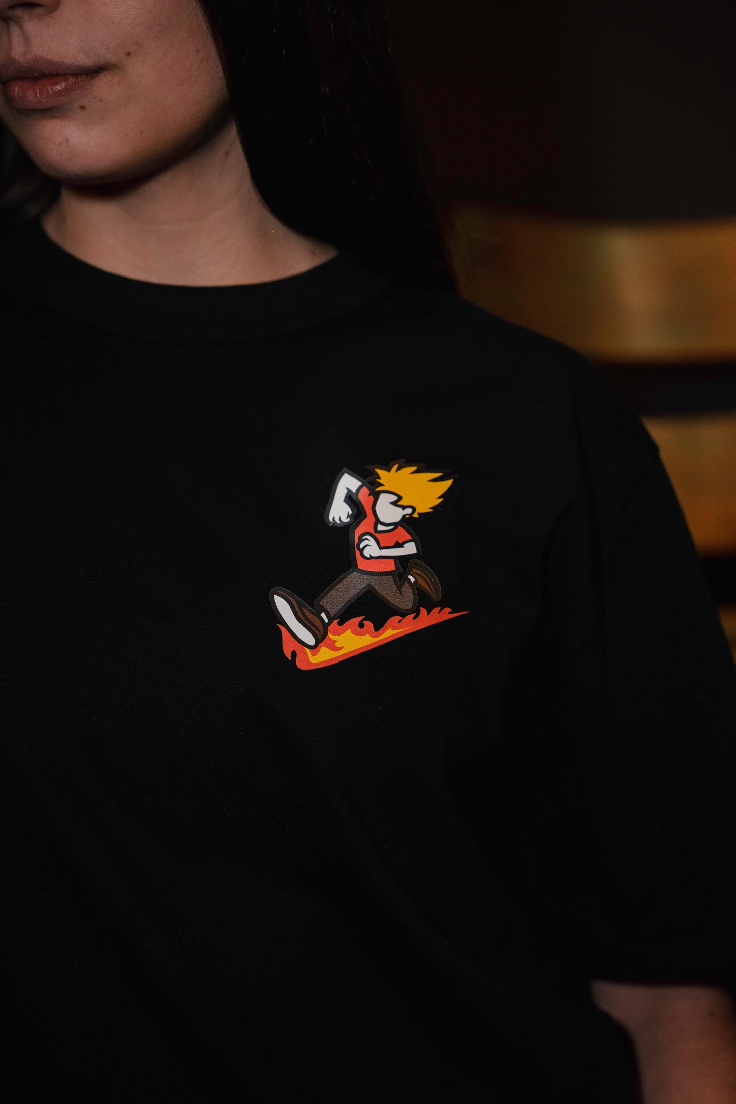 T-Shirt (regular) StreetFire® NERA (Logo Colorato)