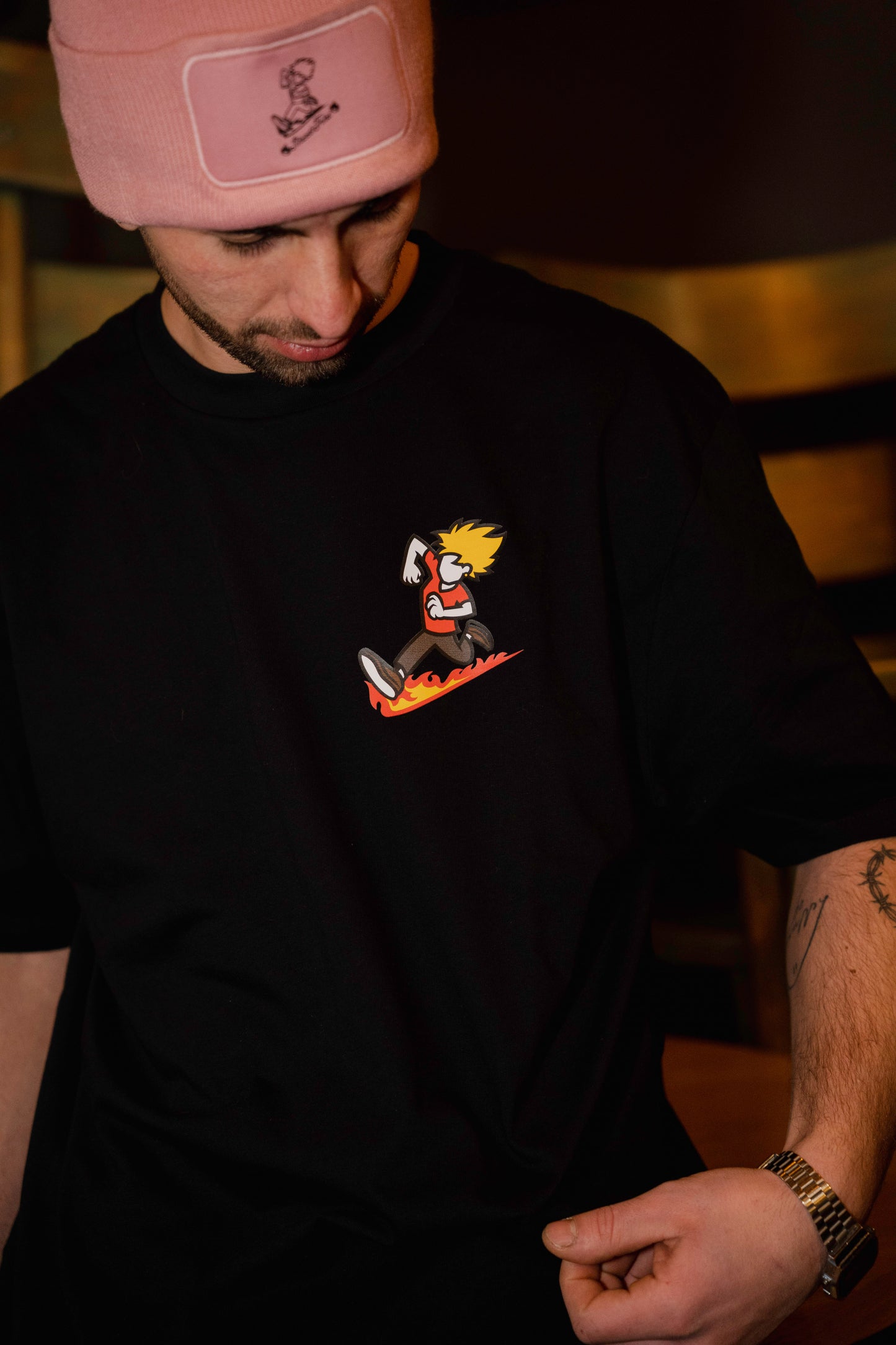 T-Shirt (regular) StreetFire® NERA (Logo Colorato)