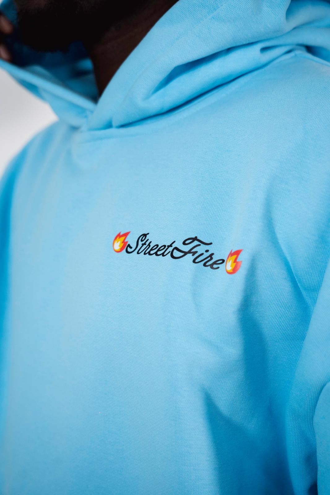 Felpa Oversize - AZZURRA