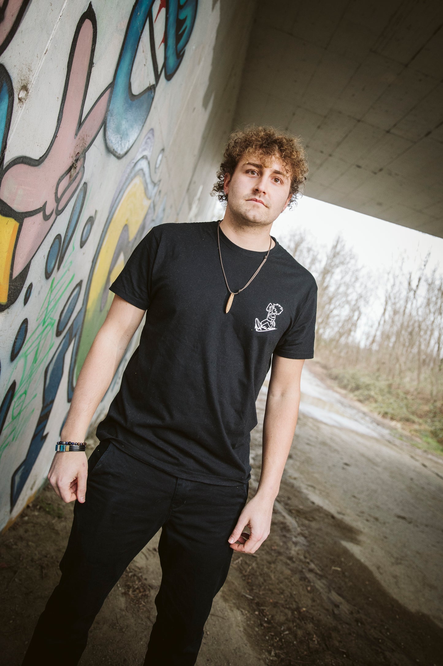 T-Shirt (regular) StreetFire® NERA (Logo Monocromatico)
