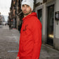 Felpa con Zip  ( Rossa Logo NO color)