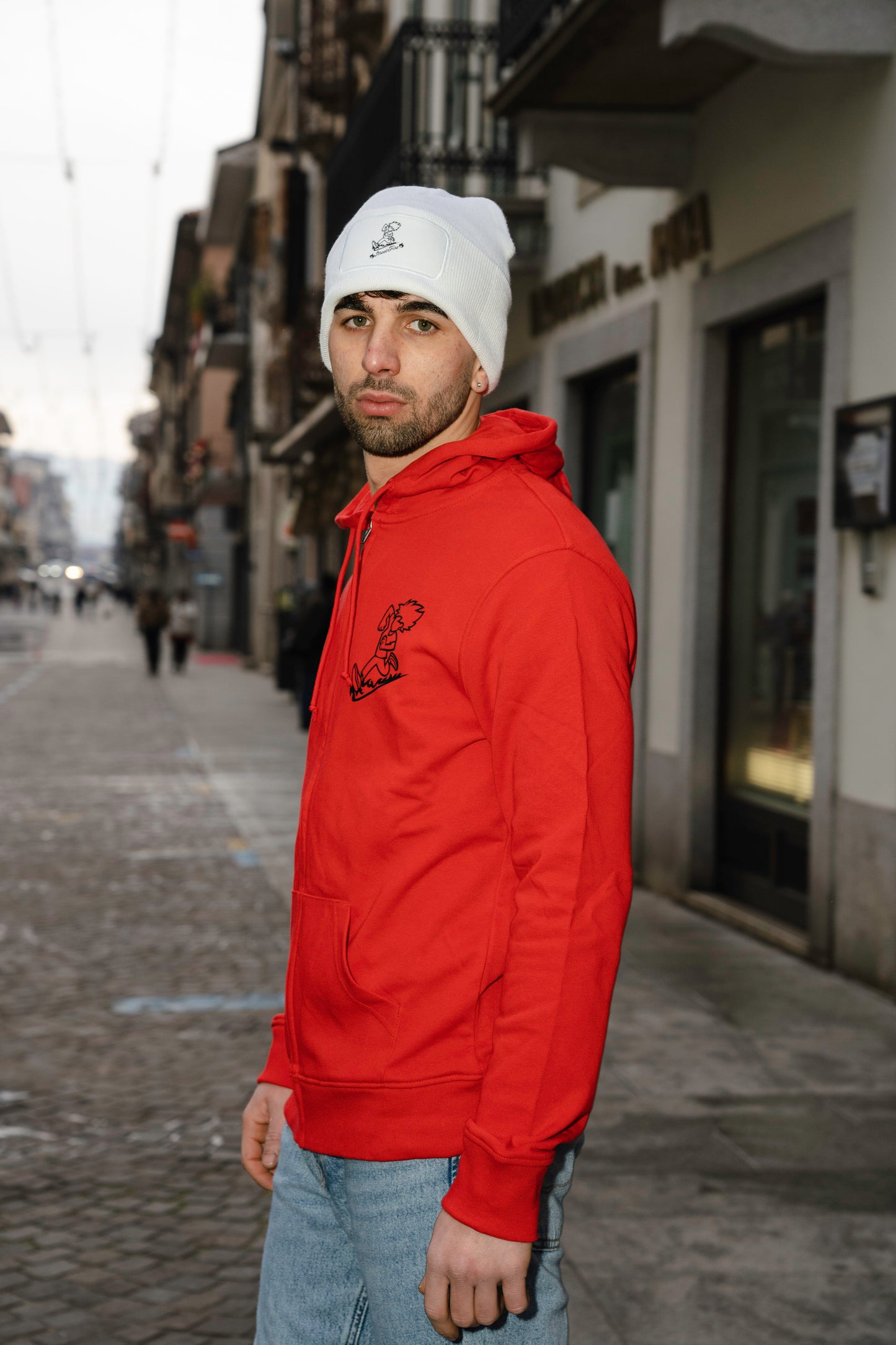 Cuffie StreetFire®  Type 1 - BIANCA Logo Colore