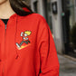 Felpa con Zip  ( Rossa Logo SI Color)