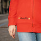 Felpa con Zip  ( Rossa Logo SI Color)