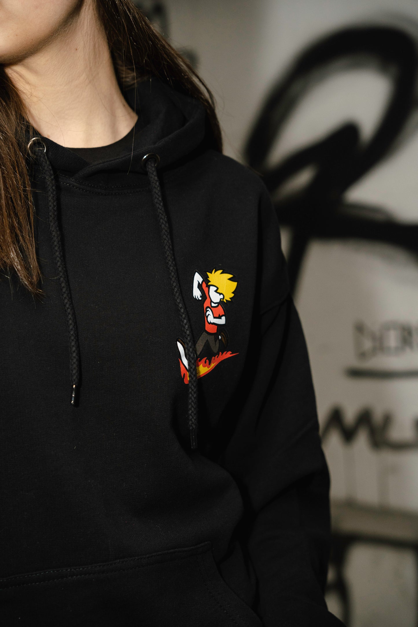 Felpa StreetFire® - Fit  Classico (NERA Logo Colorato)