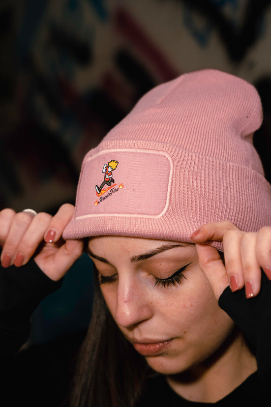 Cuffie StreetFire®  Type 1 - ROSA  Logo Colore