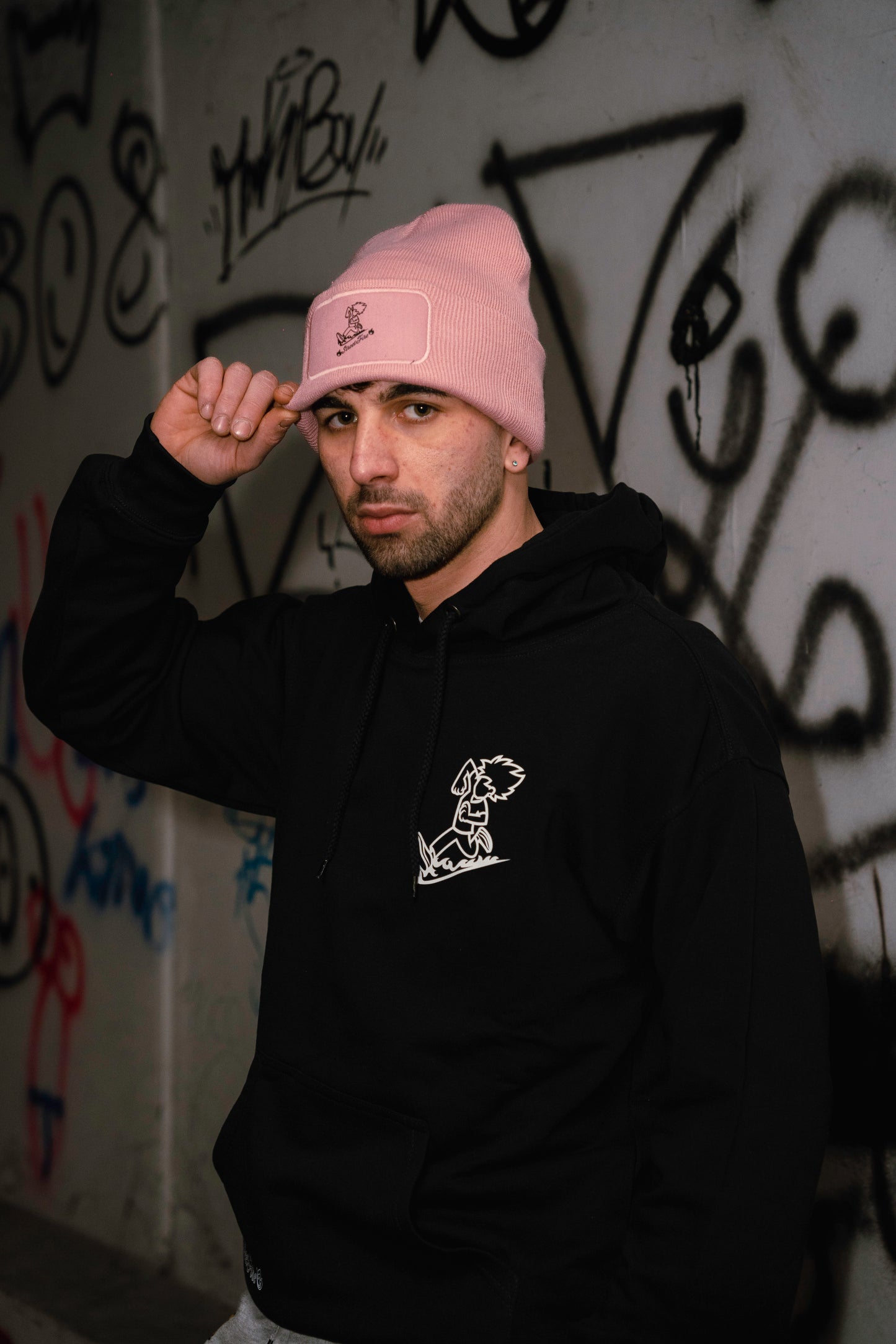 Cuffie StreetFire®  Type 1 - ROSA  Logo NO colore