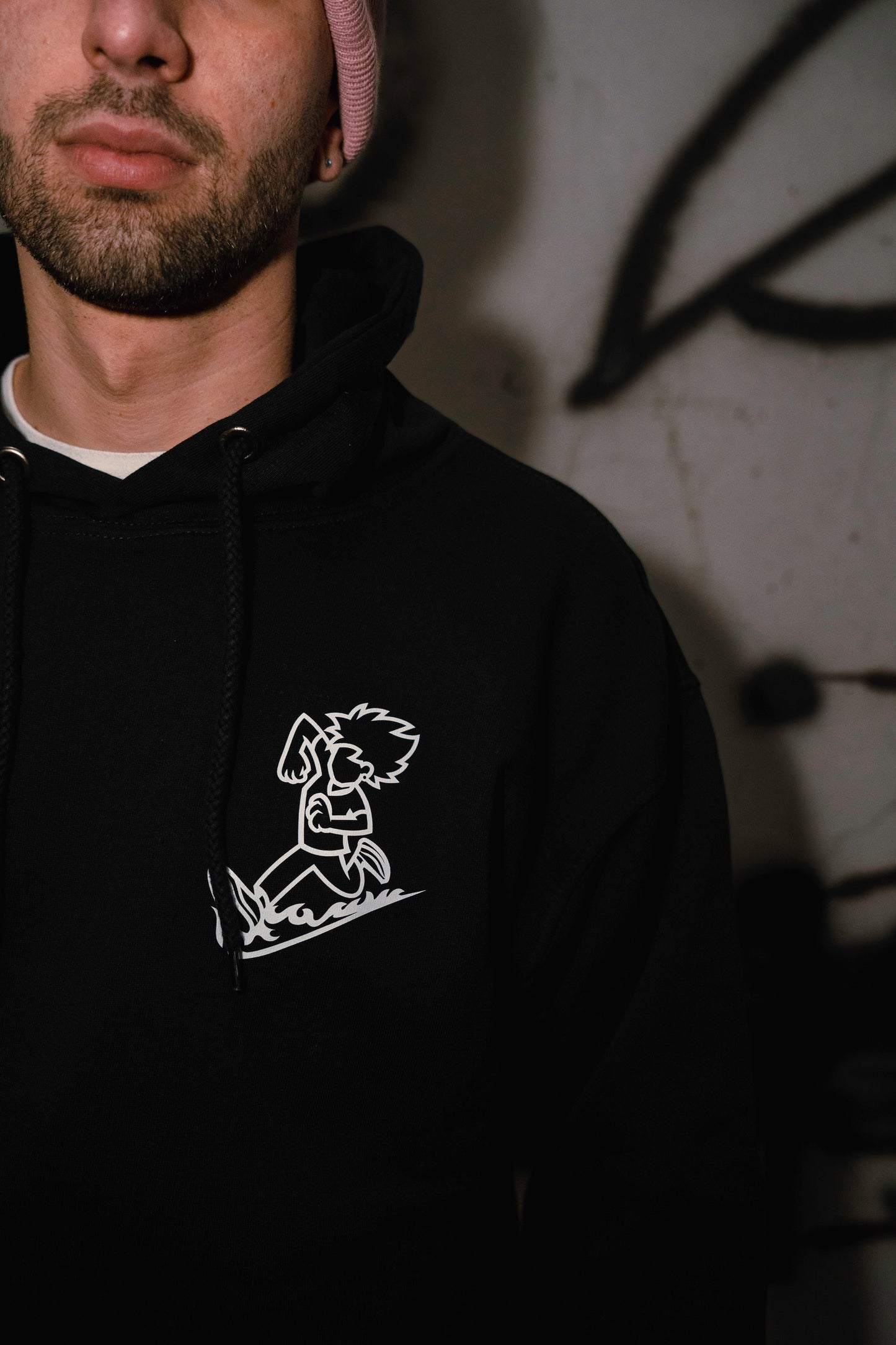 Felpa StreetFire® - Fit  Classico (NERA logo Monocromatico)