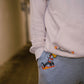 Felpa StreetFire® - Fit  Classico (OFF WHITE logo colorato)