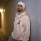 Felpa StreetFire® - Fit  Classico (OFF WHITE logo colorato)