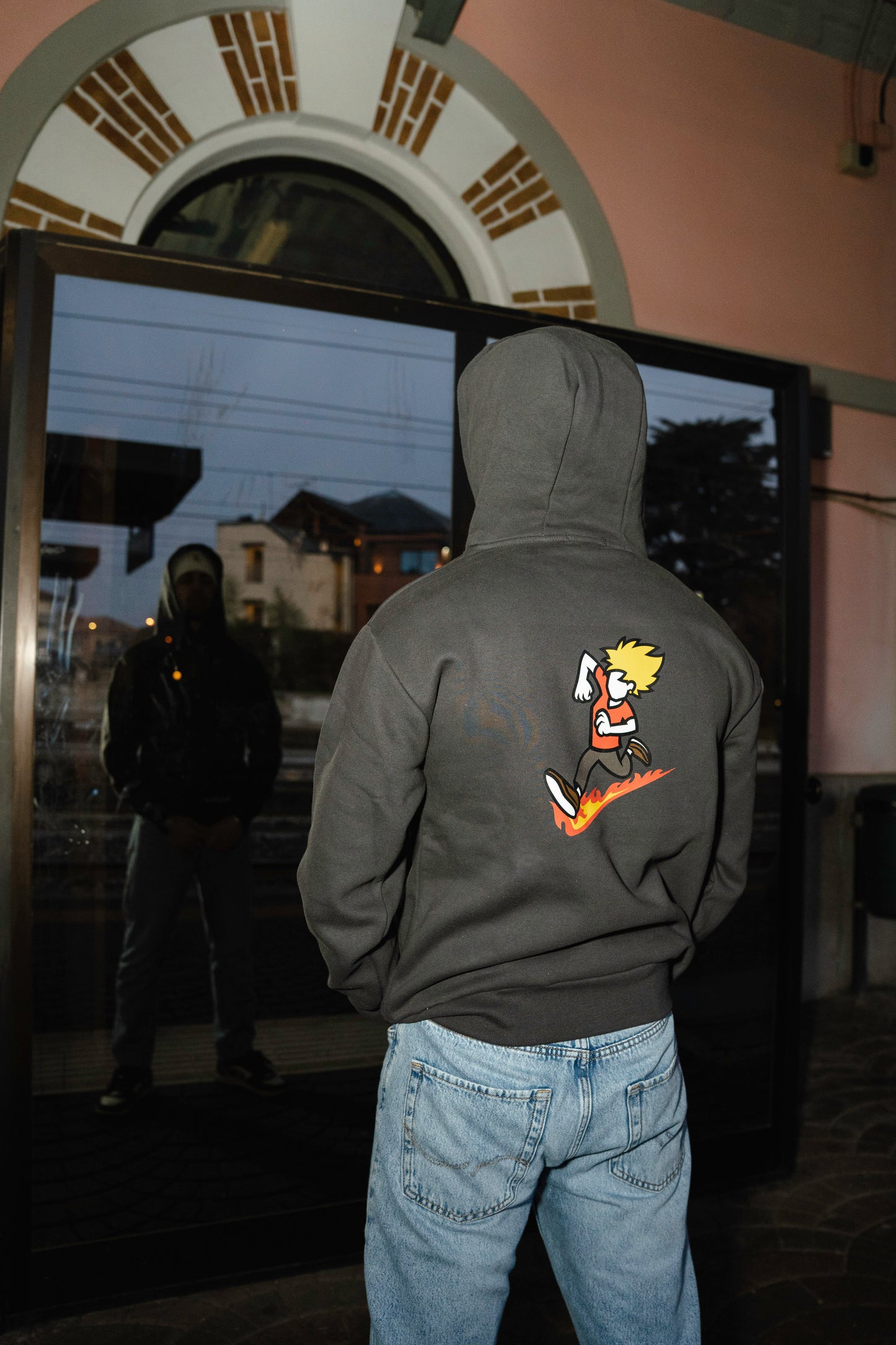 Felpa Oversize  (Charcoal)
