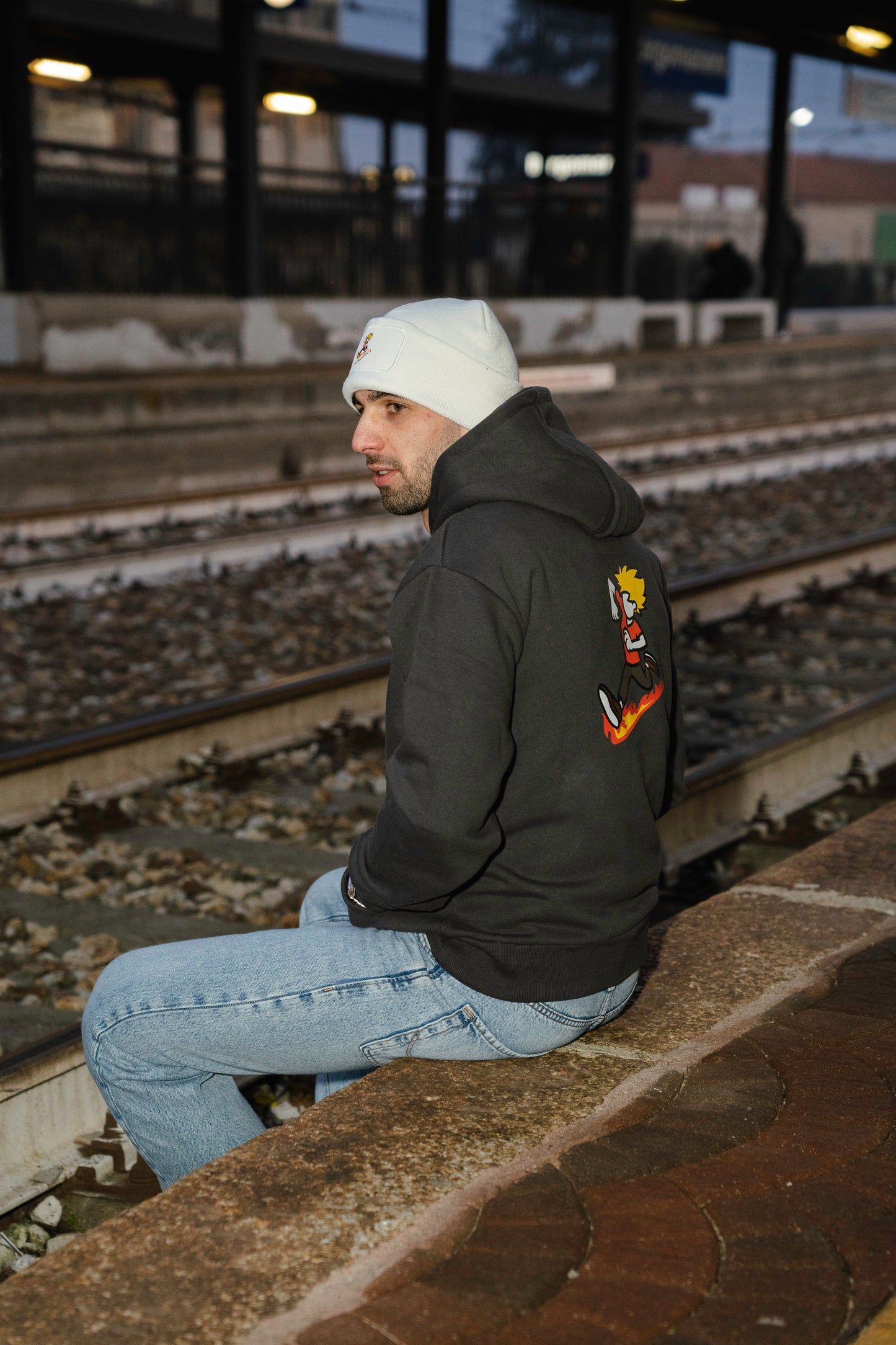 Felpa Oversize  (Charcoal)