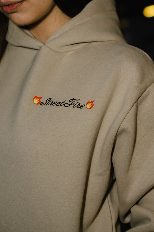 Felpa Oversize  (Off White)