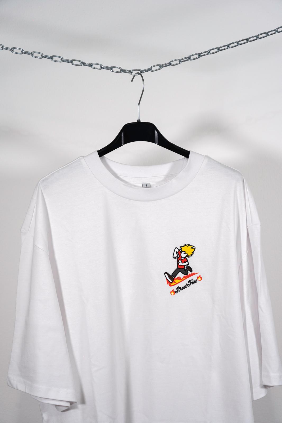 StreetFire® T-Shirt Oversize (bianca)