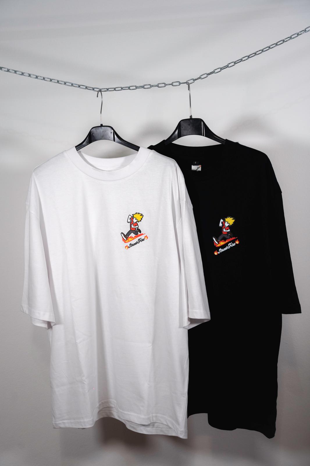 StreetFire® T-Shirt Oversize (bianca)