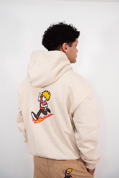Felpa Oversize - BEIGE