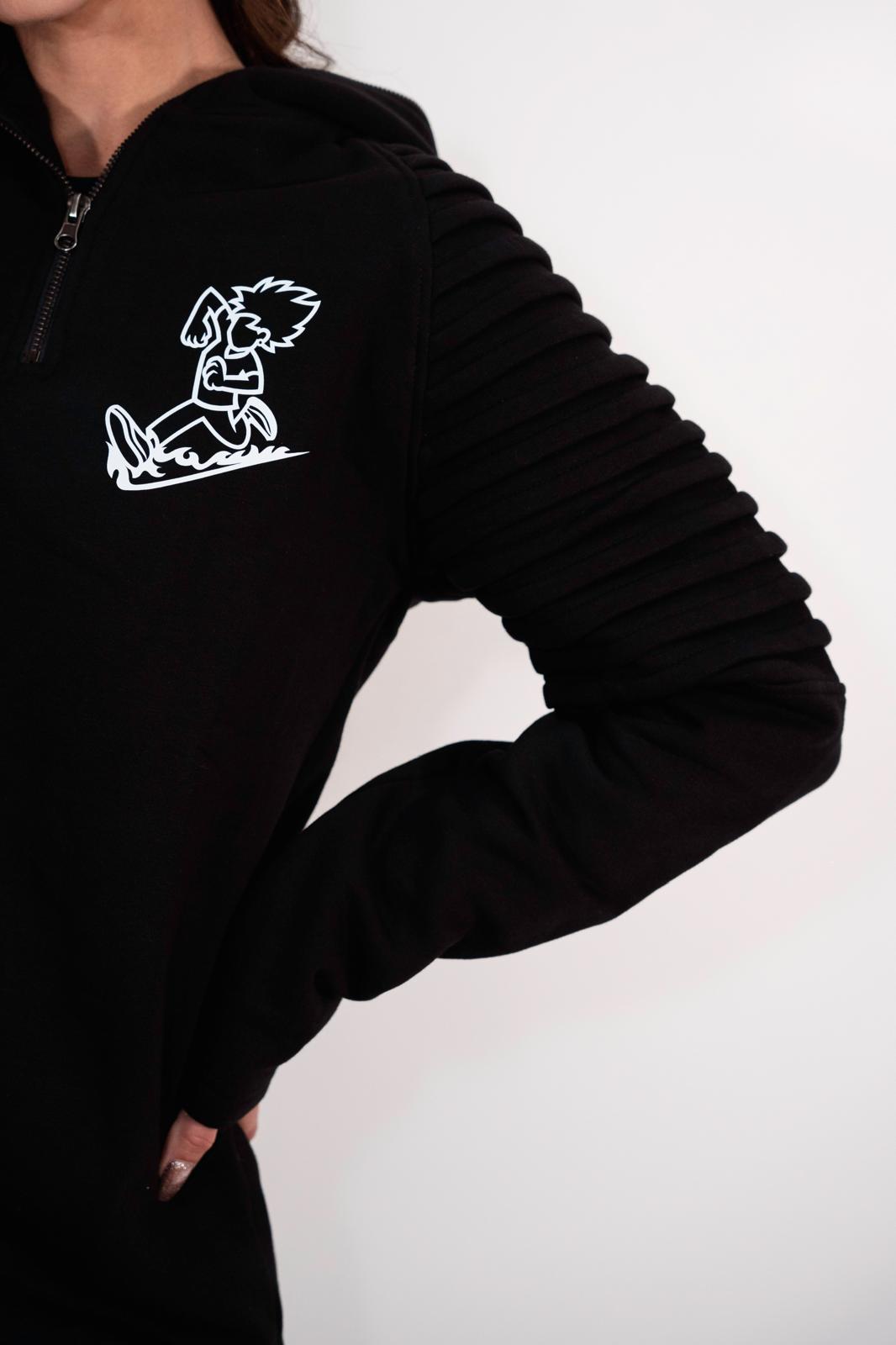 Never Basic — Split Hem Hoodie 🖤🔥