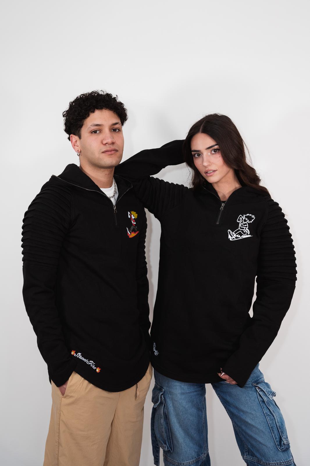 Never Basic — Split Hem Hoodie 🖤🔥