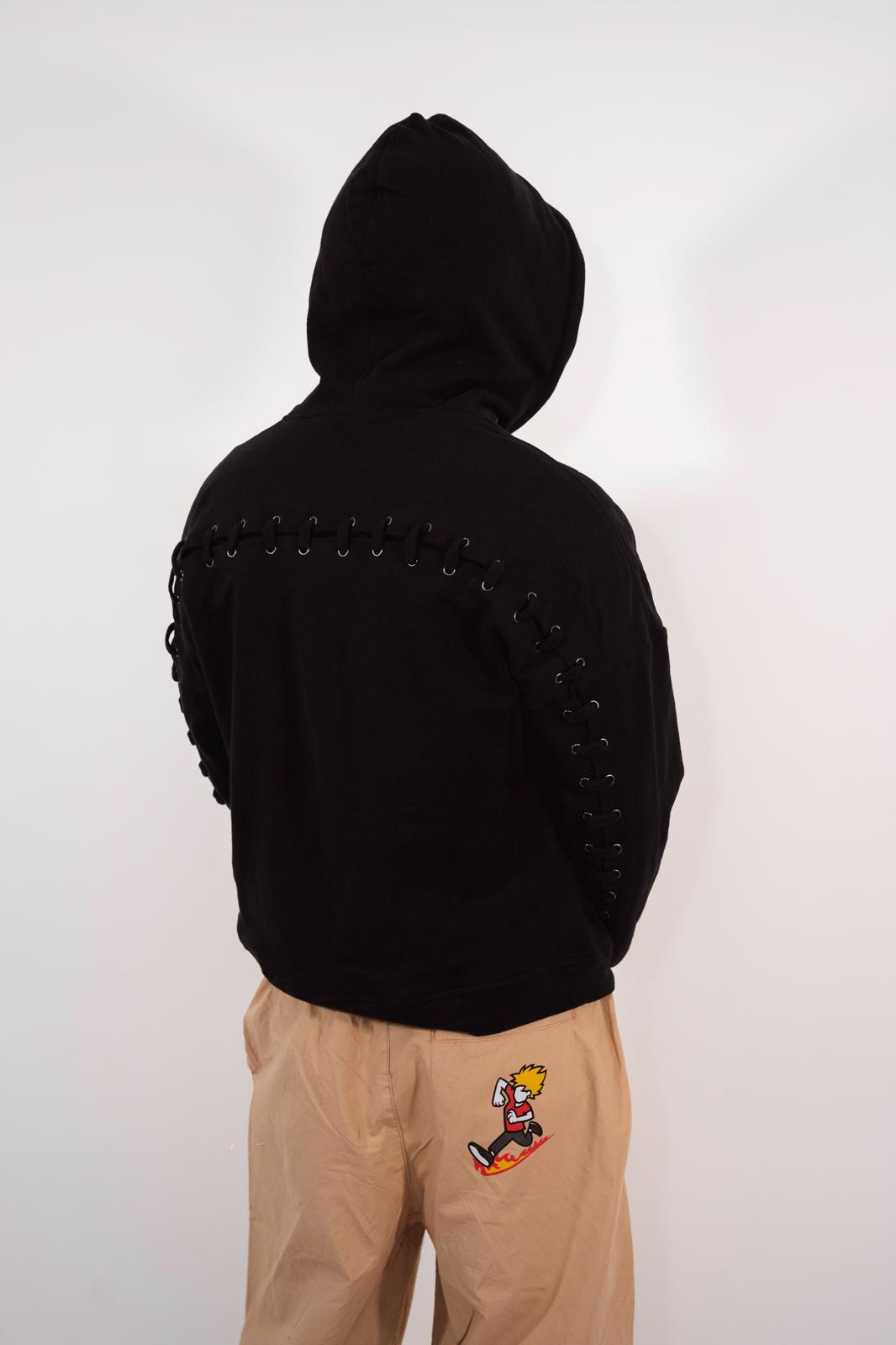 Never Basic — Laced Arc Hoodie 🖤🔥