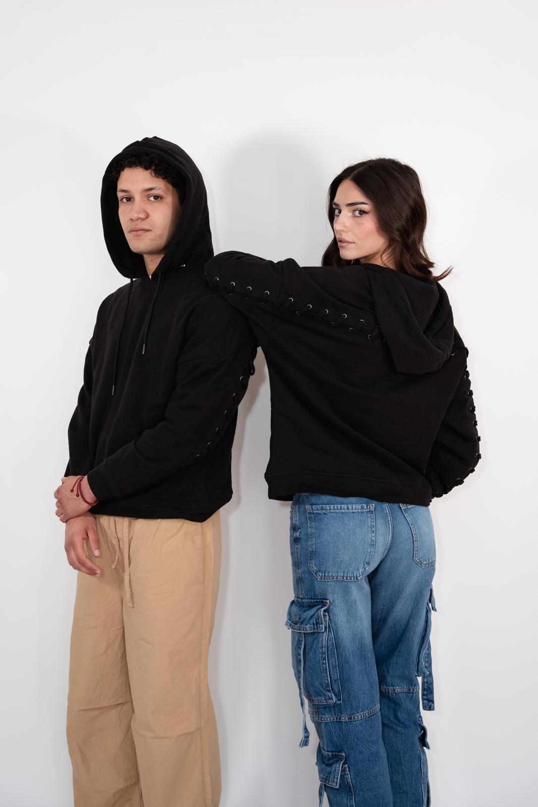 Never Basic — Laced Arc Hoodie 🖤🔥