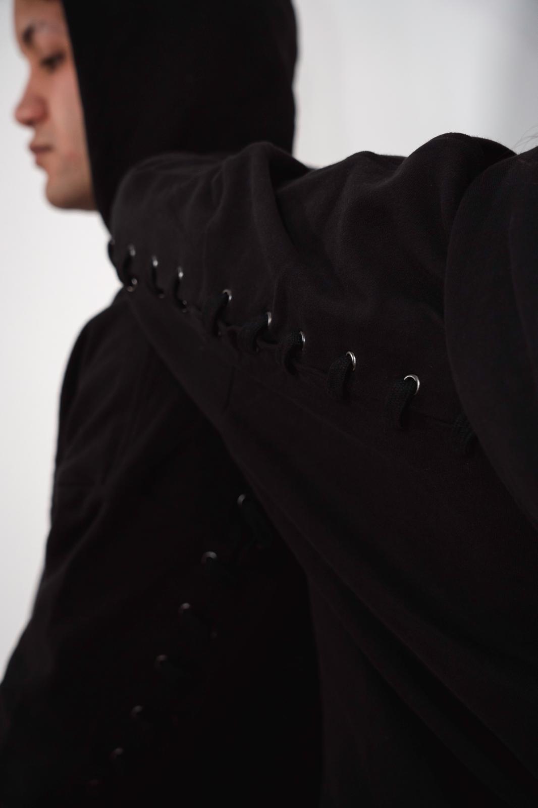 Never Basic — Laced Arc Hoodie 🖤🔥