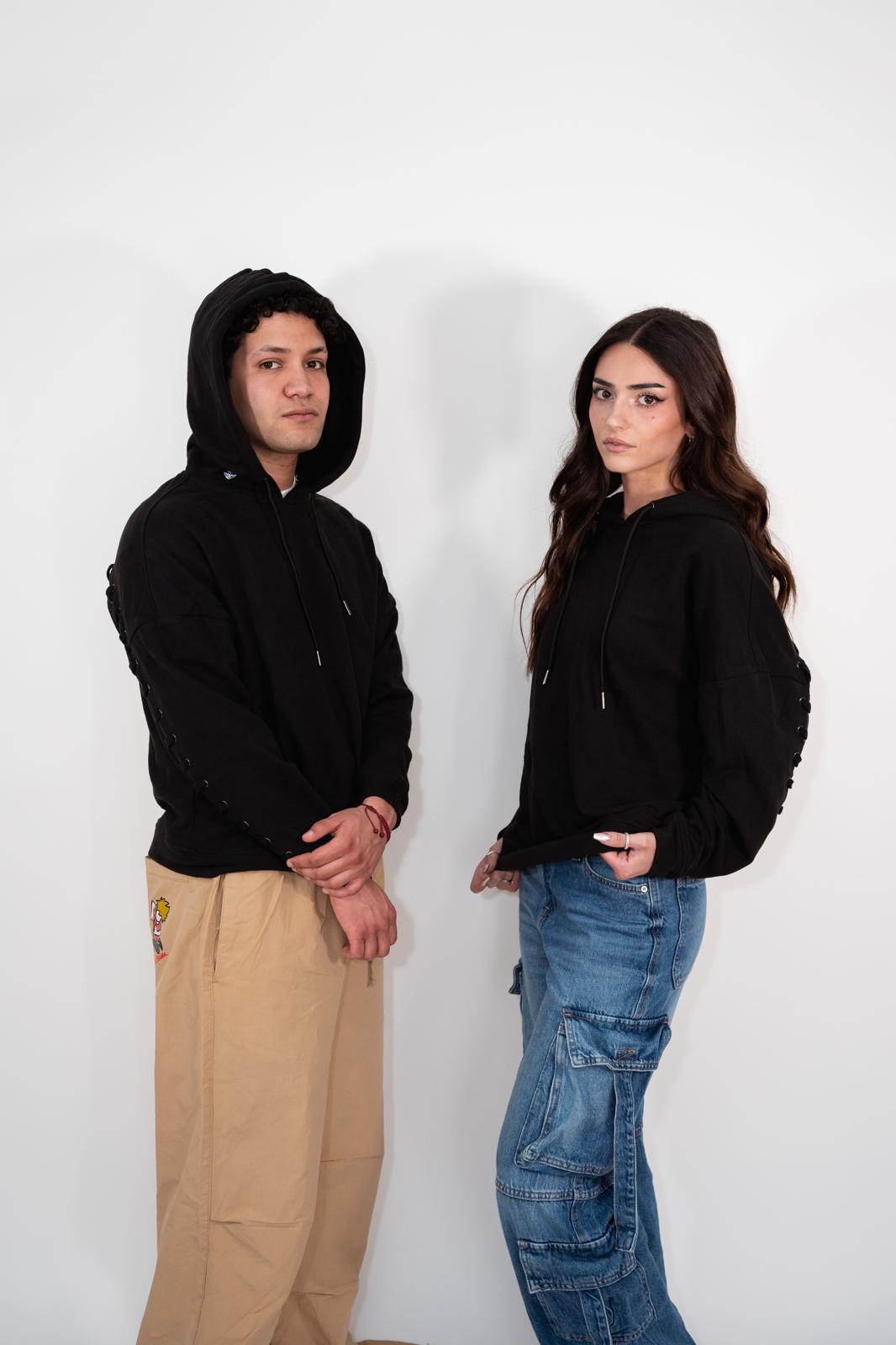 Never Basic — Laced Arc Hoodie 🖤🔥