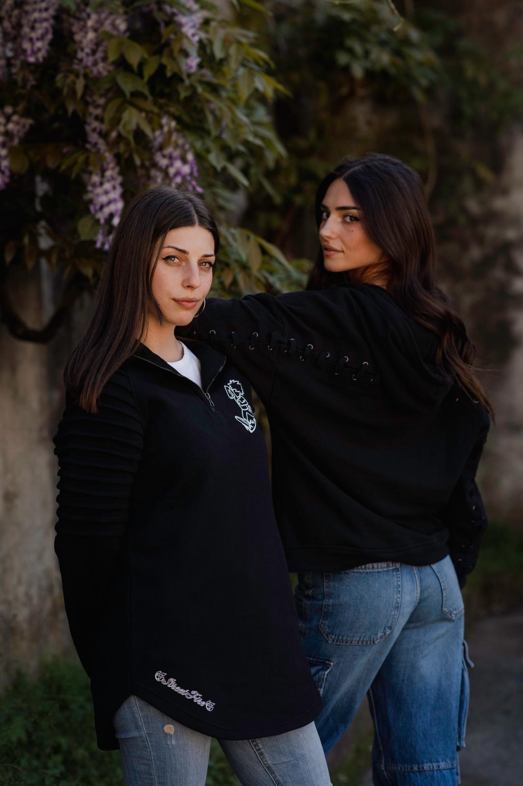 Never Basic — Split Hem Hoodie 🖤🔥