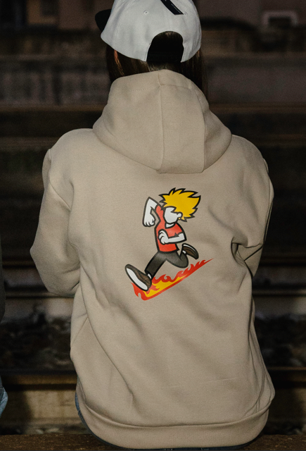 Felpa Oversize  (Off White)