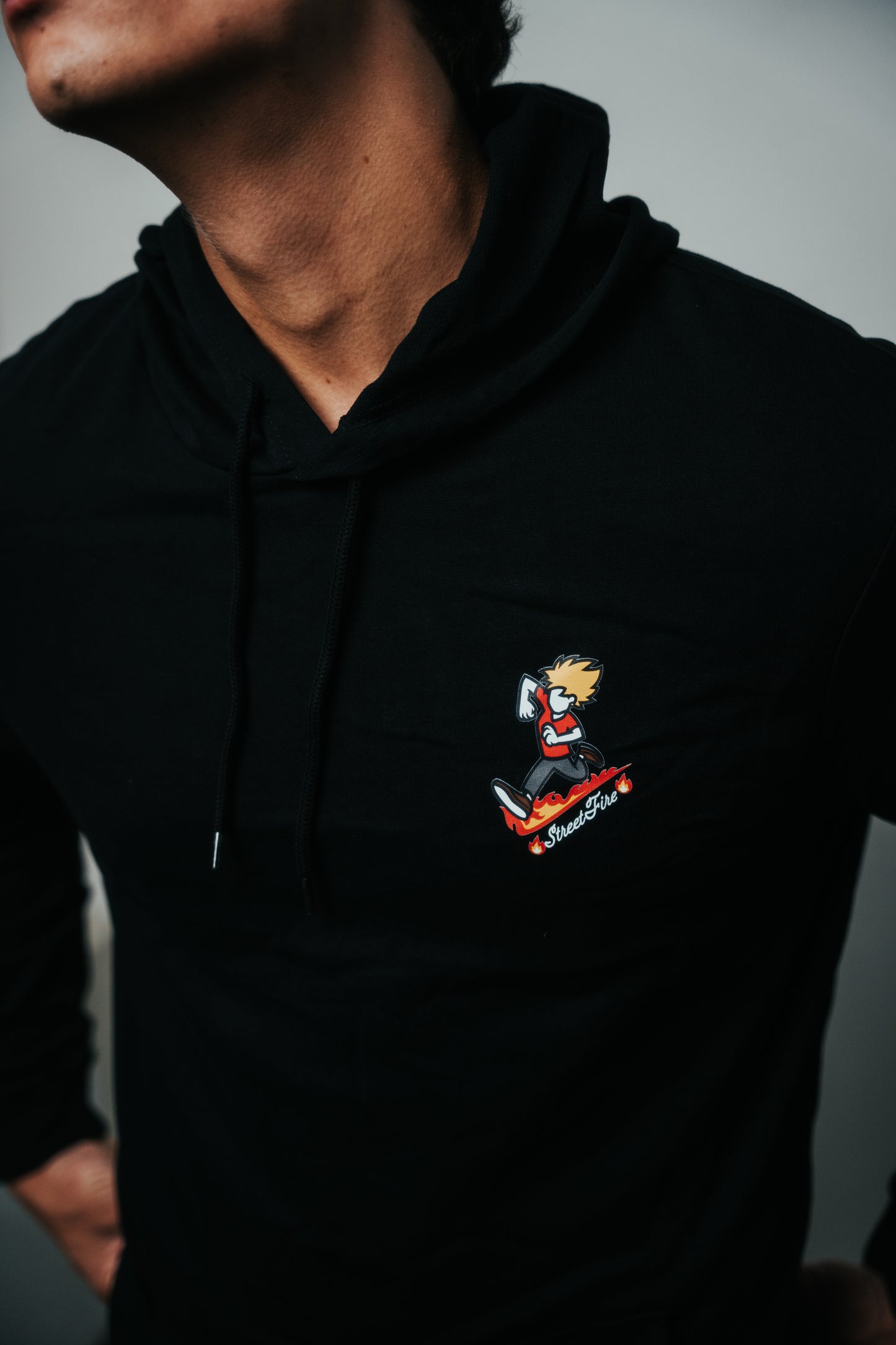 Felpa StreetFire® - Fit  Classico (NERA Logo Colorato)