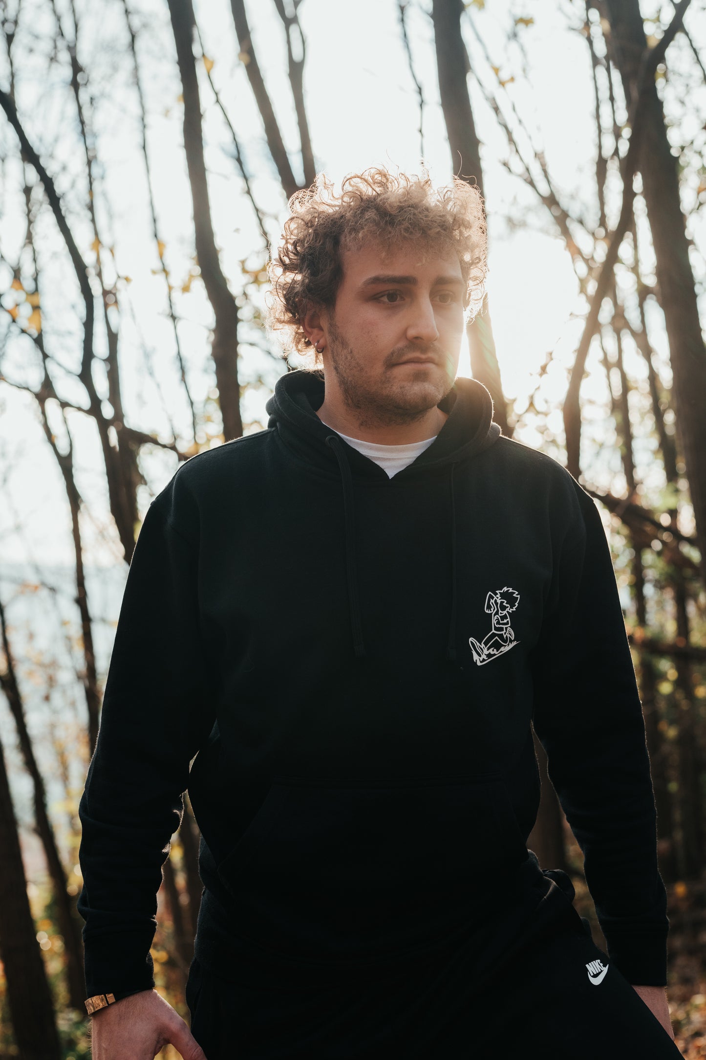 Felpa StreetFire® - Fit  Classico (NERA logo Monocromatico)