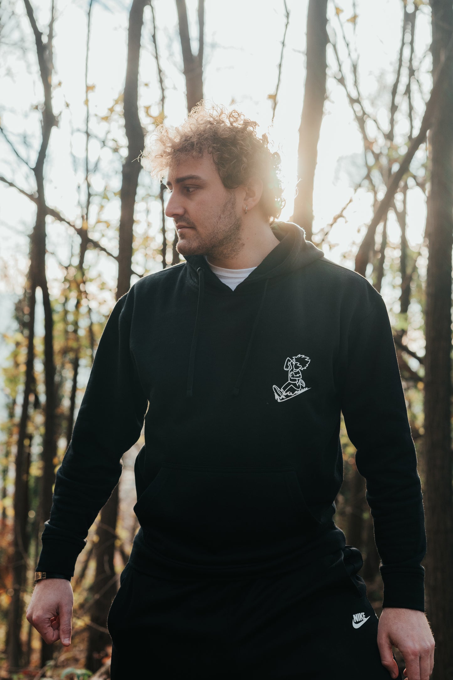 Felpa StreetFire® - Fit  Classico (NERA logo Monocromatico)